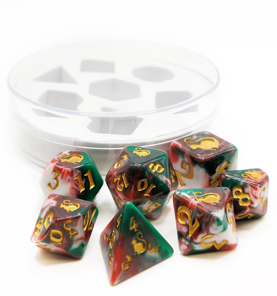 Black Oak Workshop: Kitty-Clacks Dice Set
