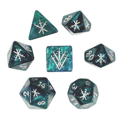 Black Oak Workshop: 7-pc Polyhedral Dice Set