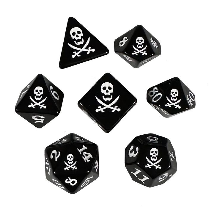 Black Oak Workshop: 7-pc Polyhedral Dice Set