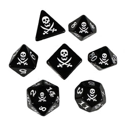 Black Oak Workshop: 7-pc Polyhedral Dice Set