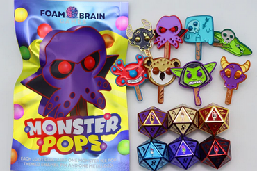 Foam Brain: Monster Pops - D20 & Pin