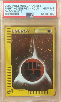 PSA Graded - Fighting Energy [2002 McDonald's Promo Holo, JPN]