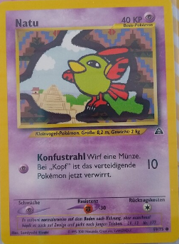 Natu (59/75) [German Pokemon Card, Neo Discovery]