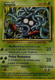 Tangela (66/102) [Spanish Pokemon Card]