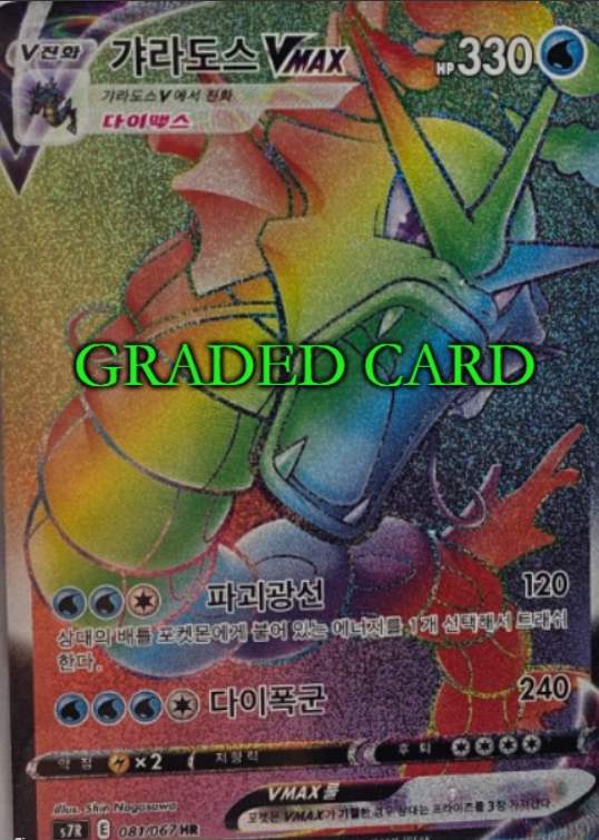 PSA Graded - Gyarados VMAX (081/067) [Korean - Blue Sky Stream-Hyper]