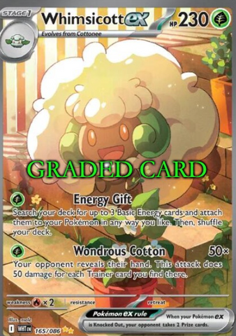 PSA Graded - Whimsicott ex (165/086) [Scarlet & Violet: White Flare]