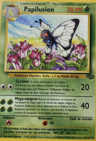Butterfree "Papilusion" (33/64) [French Pokemon Card]