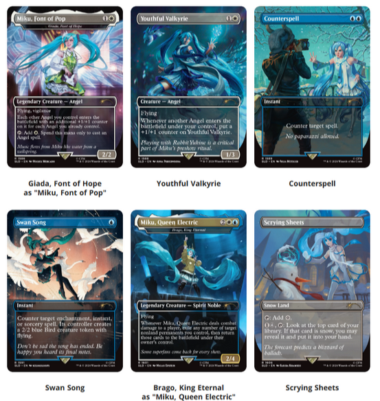 MtG - Secret Lair: Hatsune Miku: Winter Diva (Rainbow Foil