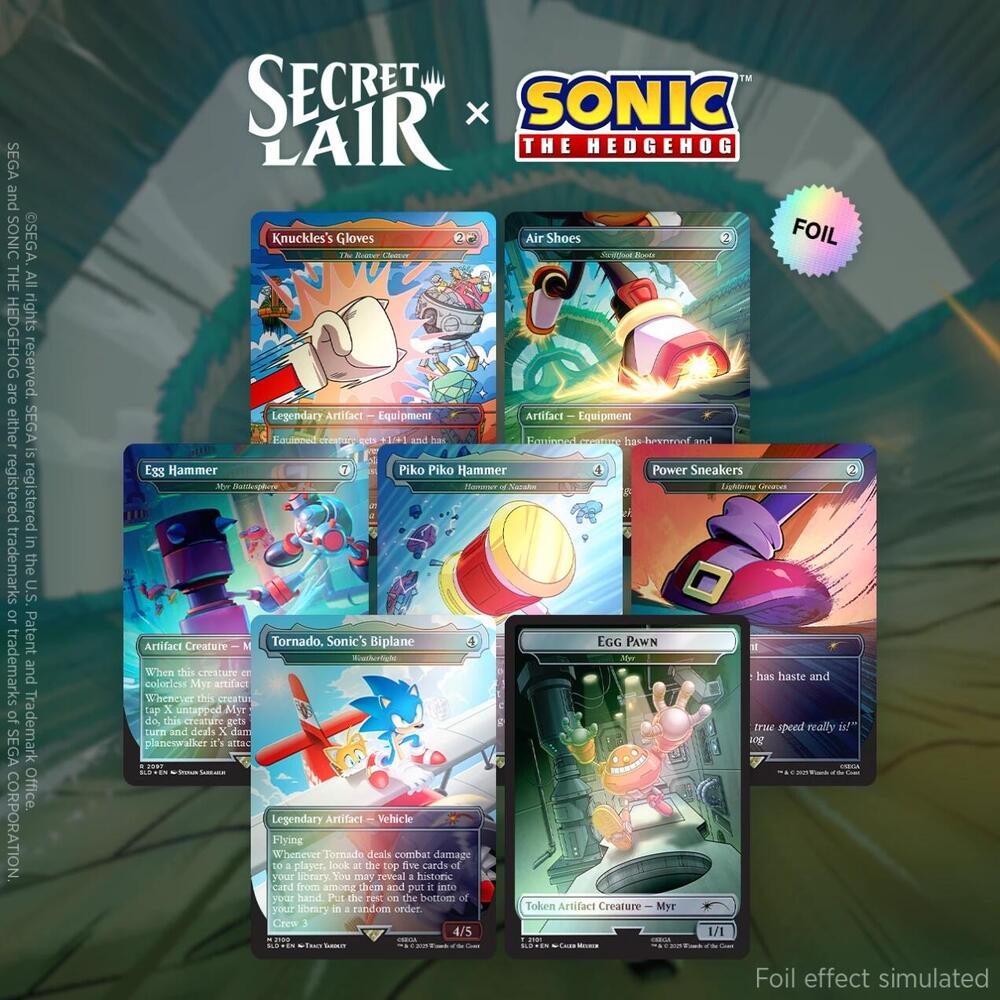 MtG - Secret Lair: Sonic The Hedgehog