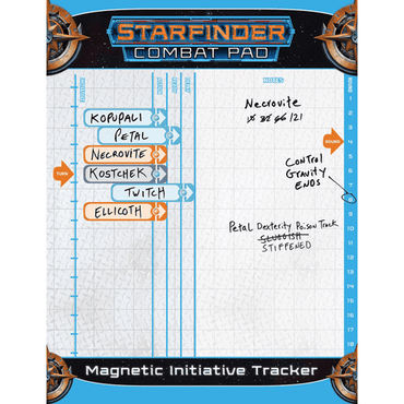 Starfinder: Magnetic Initiative Tracker