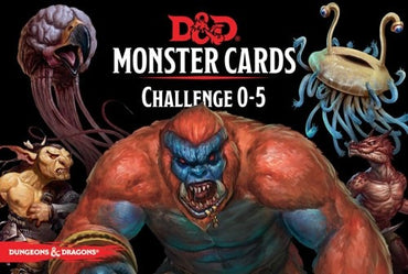 D&D Spellbook Cards: Monster Cards - Challenge 0-5