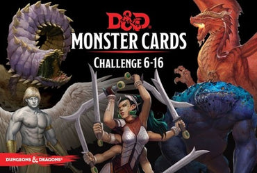 D&D Spellbook Cards: Monster Cards - Challenge 6-16