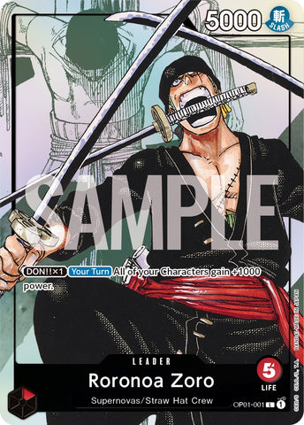 Roronoa Zoro (Alternate Art) [One Piece Promotion Cards]