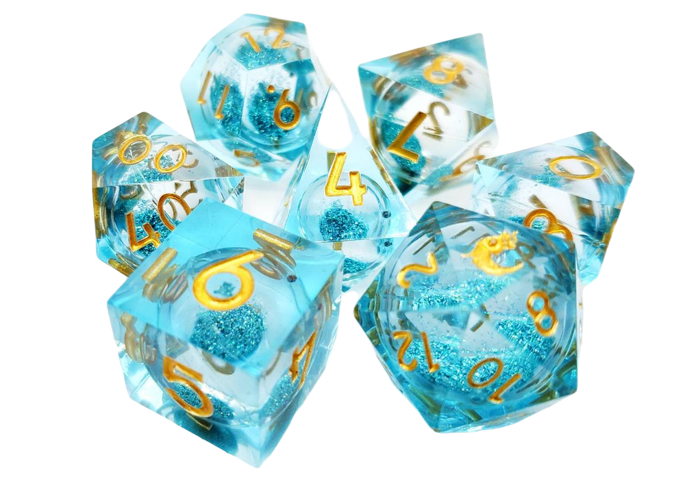 OSD: Sharp Edged Liquid Infused Dice Sets