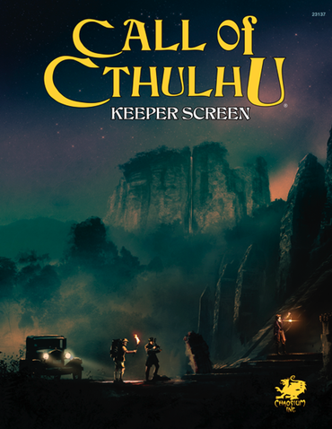 Call of Cthulhu TRPG: Keeper Screen Pack