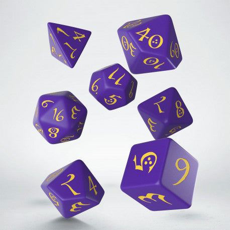 7pc RPG Set - Elessia - Wish Song with Gold – Die Hard Dice