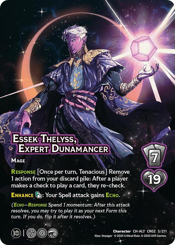 Essek Thelyss, Expert Dunamancer (Alternate Art) (Critical Role: Heroes of Exandria)