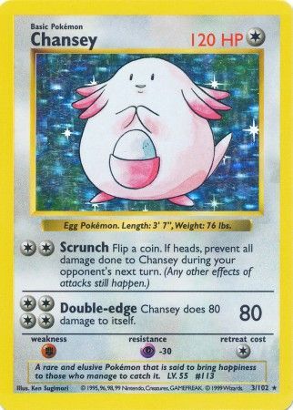 CGC Graded - Chansey (3/102) [Base Set (Shadowless)]