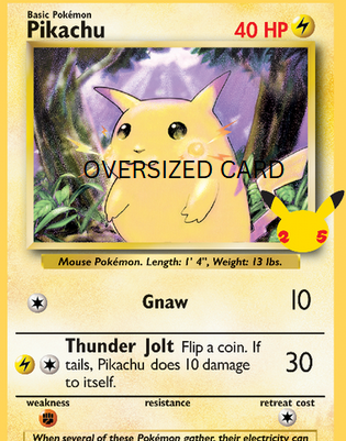 Pikachu (58/102) [First Partner Pack, Jumbo Card]