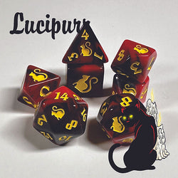Black Oak Workshop: Kitty-Clacks Dice Set