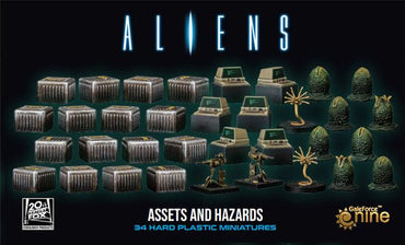 Aliens: Assets and Hazards (34 Hard Plastic Miniatures)