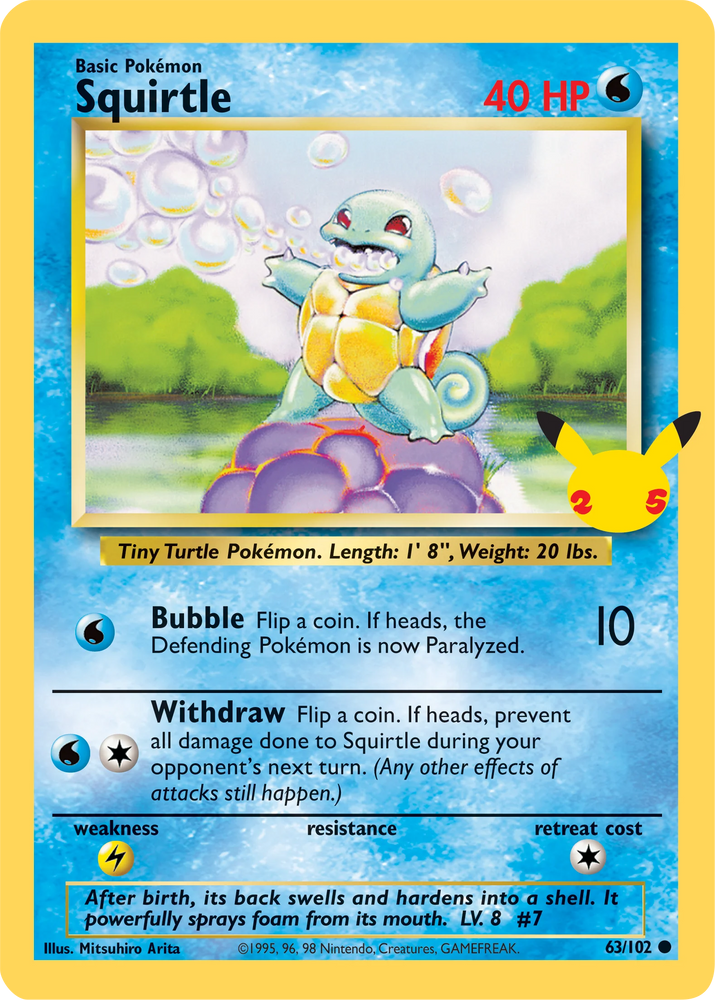 Squirtle (63/102) [First Partner Pack, Jumbo Card]