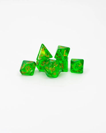 Emberglow Dice - 7pc Acrylic Set