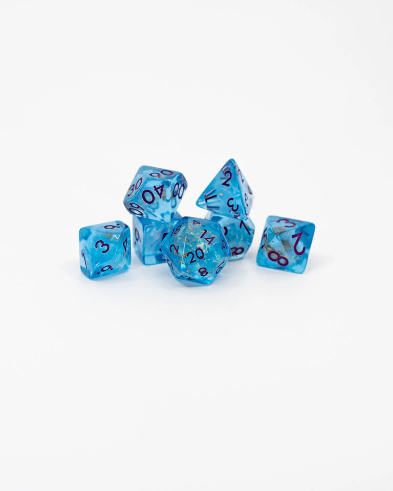 Emberglow Dice - 7pc Acrylic Set