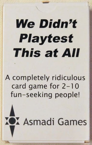 We Didn't Playtest This at All (Open Box)