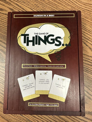 'The Game of Things' Humor in a Box (Exclusive Cherry Wood Box)
