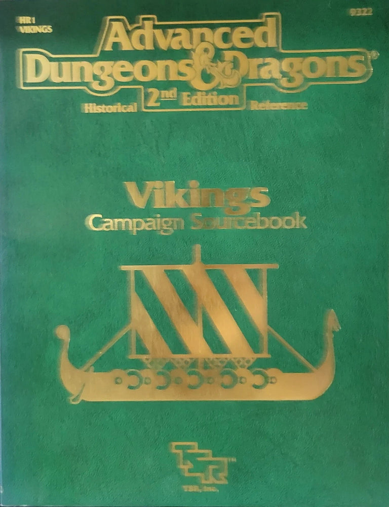 Advanced Dungeons & Dragons 2nd Edition: Vikings Campaign Sourcebook