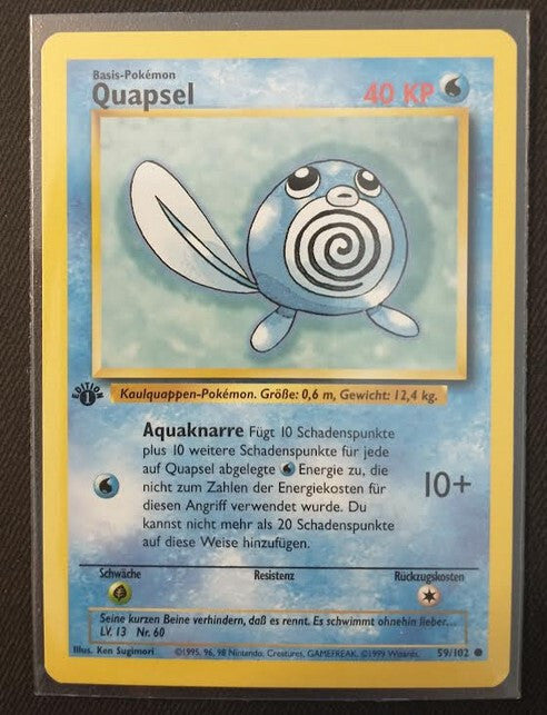 "Quapsel" Poliwag (29/102) [German Pokemon Card]