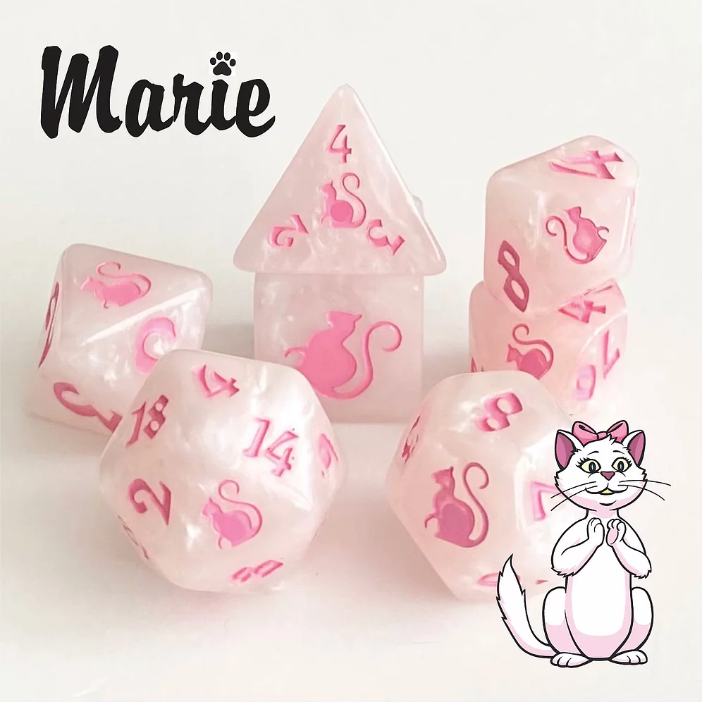 Black Oak Workshop: Kitty-Clacks Dice Set