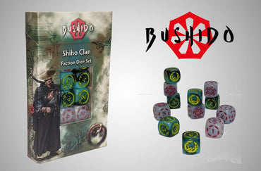 Bushido: Shiho Clan Faction Dice Set