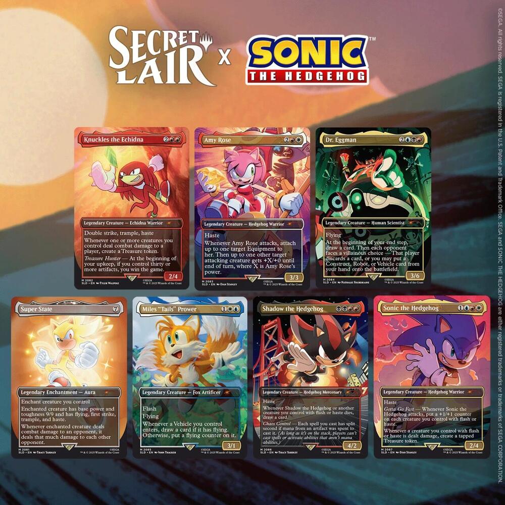 MtG - Secret Lair: Sonic The Hedgehog