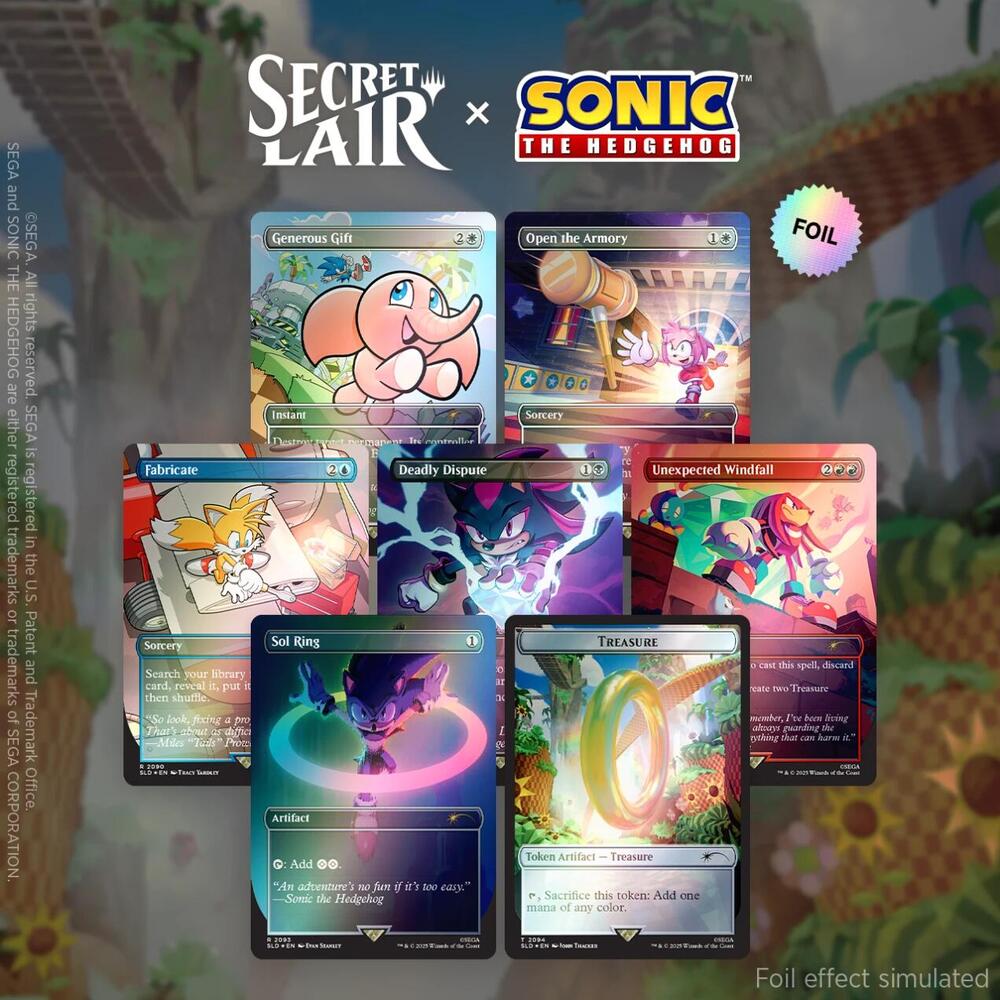 MtG - Secret Lair: Sonic The Hedgehog