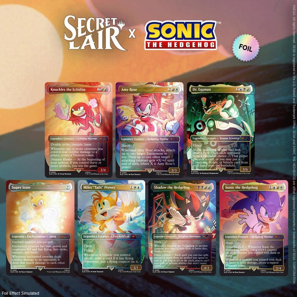 MtG - Secret Lair: Sonic The Hedgehog