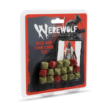Werewolf The Apocalypse RPG: Dice & Form Card Set