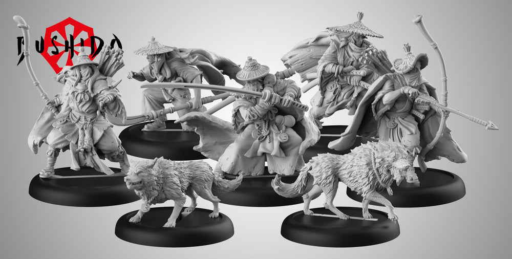 Bushido: Shiho Clan - Open Rebellion (Wolf Clan) Themed Warband
