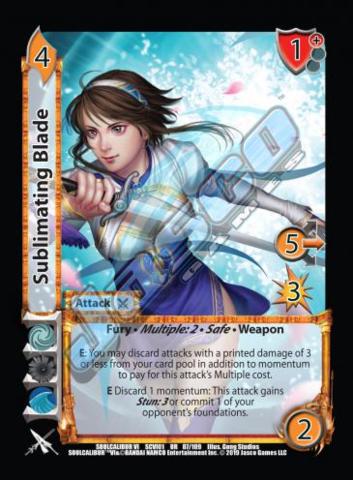 Sublimating Blade [Soul Calibur VI]