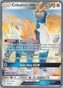 Cobalion GX (106/181) (Perfection - Henry Brand) [World Championships 2019]