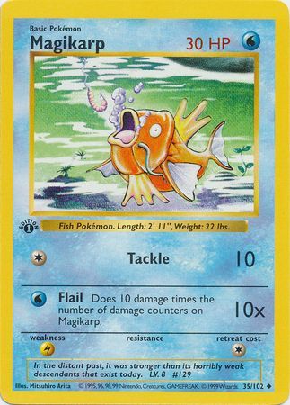 Magikarp (35) [Base Set (First Edition) (Shadowless)]