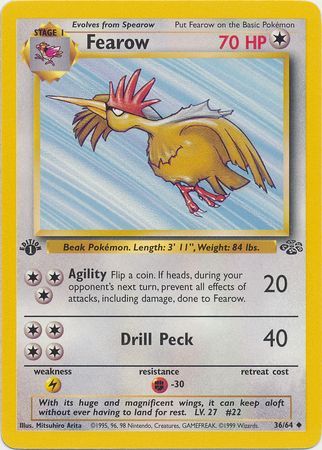 Fearow (36) [Jungle (First Edition)]
