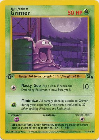 Grimer (48) [Fossil(First Edition)]