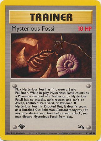 Mysterious Fossil (62) [Fossil (First Edition)]