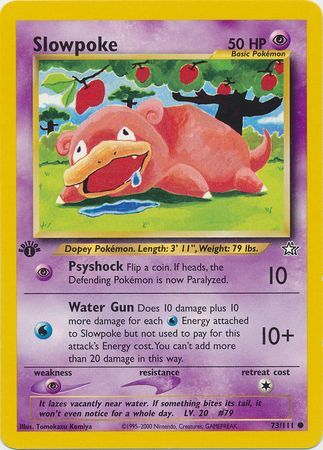 Slowpoke (73) [Neo Genesis (First Edition)]