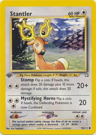 Stantler (76) [Neo Genesis (First Edition)]