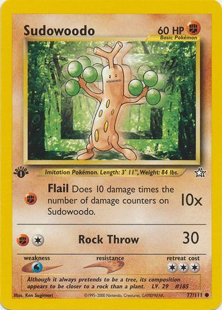 Sudowoodo (77) [Neo Genesis (First Edition)]