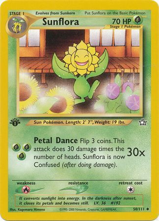 Sunflora (50) [Neo Genesis (First Edition)]