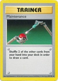 Maintenance (83) [Base Set (First-Edition) (Shadowless)]